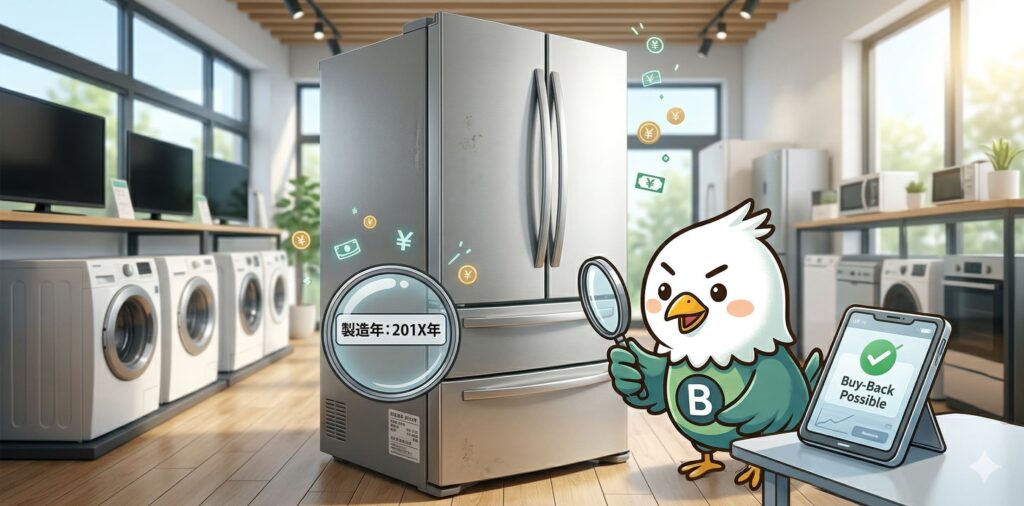 冷蔵庫は捨てるな!買取は何年まで?処分との違いを徹底解説の外観